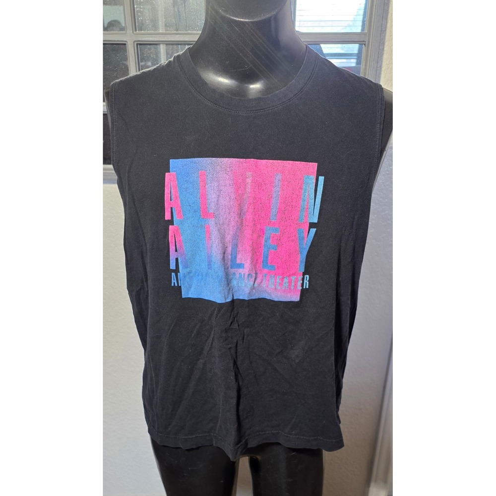 Alvin Ailey American Dance Theater Graphic Muscle Tee Black XL Cotton